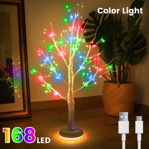 Led birch tree christmas - birch, decor