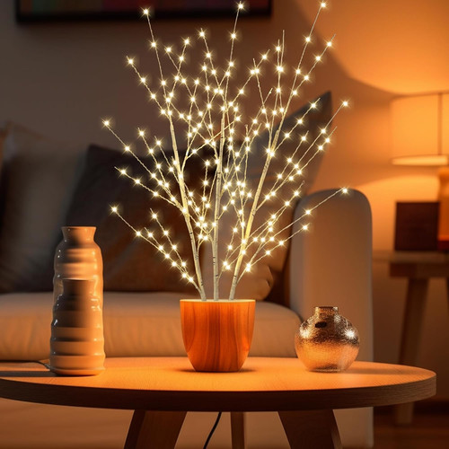 Birch led light tree - 33", 180