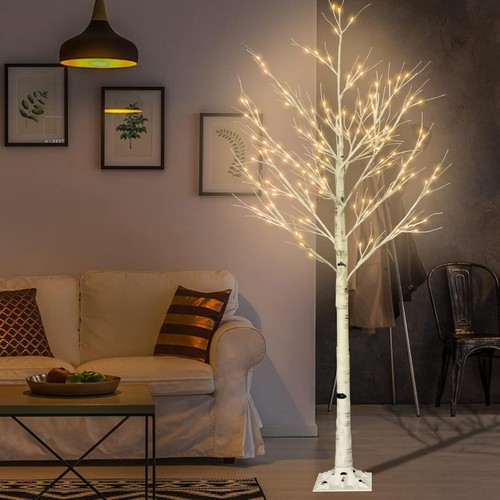6ft birch tree bendable - 6ft, tree,