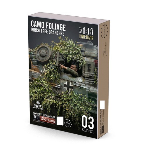 Diorama birch tree - 1/16,